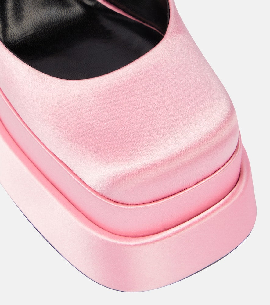Versace Medusa Aevitas satin platform pumps