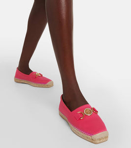 Versace Medusa Biggie canvas espadrilles