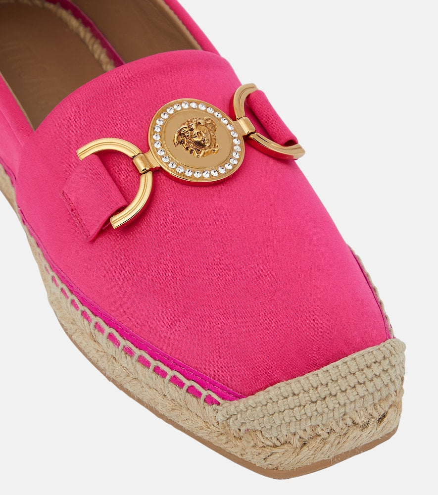 Versace Medusa Biggie canvas espadrilles