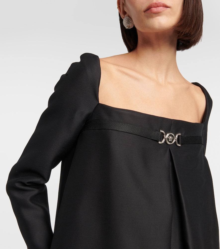 Versace Medusa √¢¬Ä¬ô95 wool and silk minidress