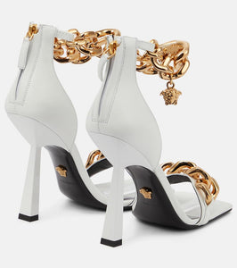 Versace Medusa Chain leather sandals