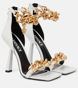 Versace Medusa Chain leather sandals