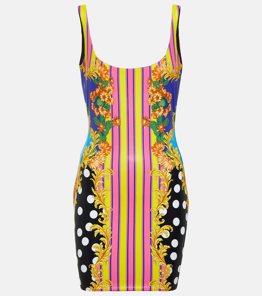 Versace Medusa Palm Springs minidress. 范思哲美杜莎棕榈泉迷你连衣裙