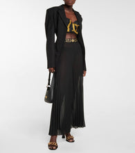 Versace Medusa chain-trimmed leather sandals