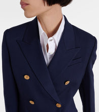 Versace Medusa double-breasted wool blazer