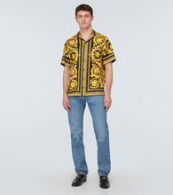 Versace Medusa leather loafers