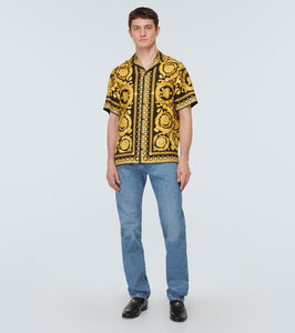Versace Medusa leather loafers
