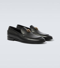 Versace Medusa leather loafers