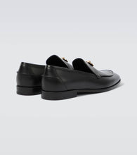 Versace Medusa leather loafers
