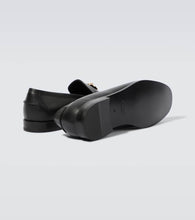 Versace Medusa leather loafers
