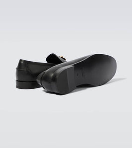 Versace Medusa leather loafers