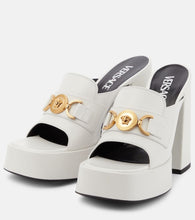 Versace Medusa leather mules