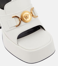 Versace Medusa leather mules