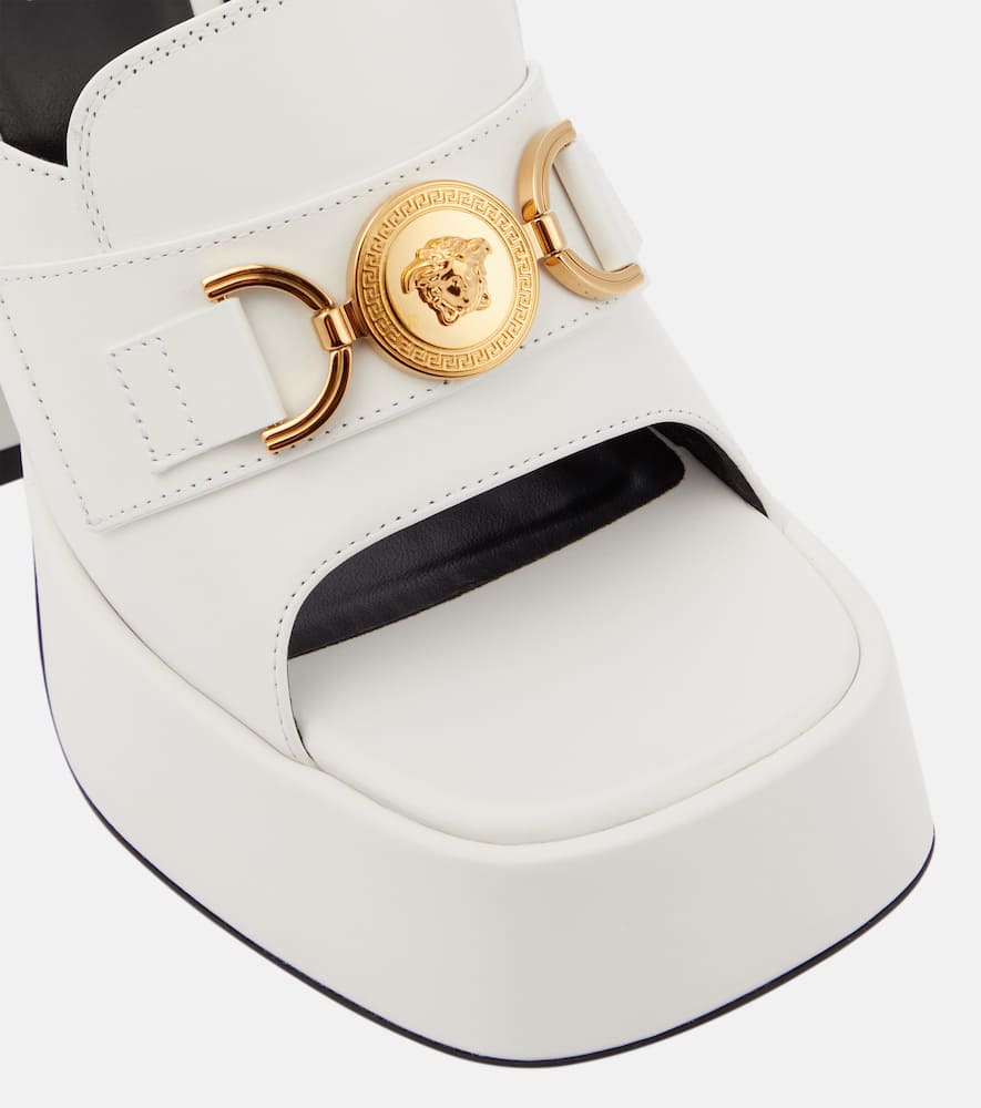 Versace Medusa leather mules