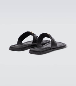Versace Medusa leather thong sandals