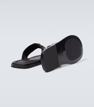 Versace Medusa leather thong sandals