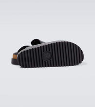 Versace Medusa logo leather mules