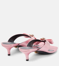 Versace Medusa satin thong sandals