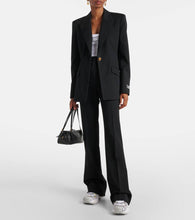 Versace Mercury leather-trimmed sneakers