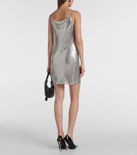 Versace Metallic minidress