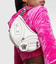 Versace Repeat Mini leather shoulder bag