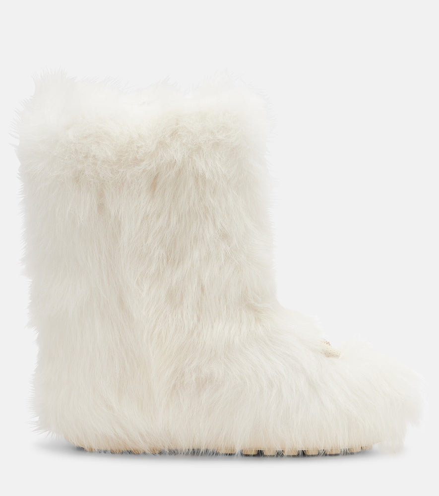 Versace Shearling boots