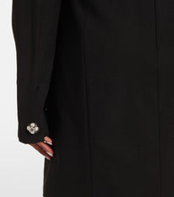 Versace Silk and wool-blend minidress