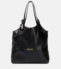 Versace Tag Large leather tote bag. Shop Versace Tote Bags for women now.