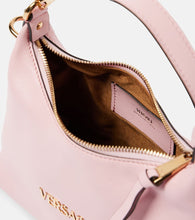 Versace Tag Small leather tote bag