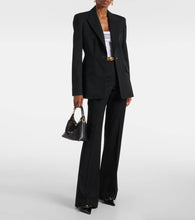 Versace Tag Small leather tote bag