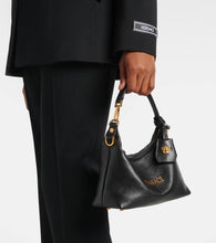 Versace Tag Small leather tote bag