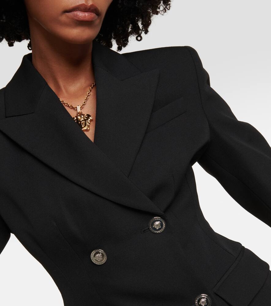 Versace Tailored virgin wool blazer