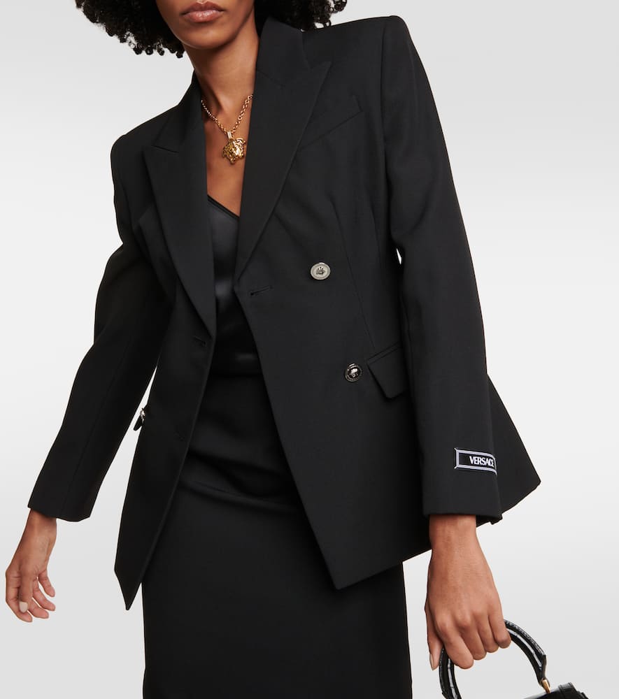 Versace Tailored virgin wool blazer
