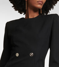 Versace Tailored virgin wool minidress
