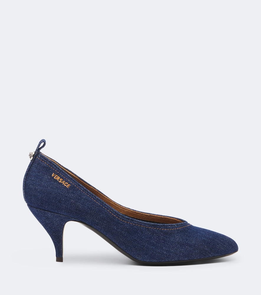 Versace Tina denim pumps