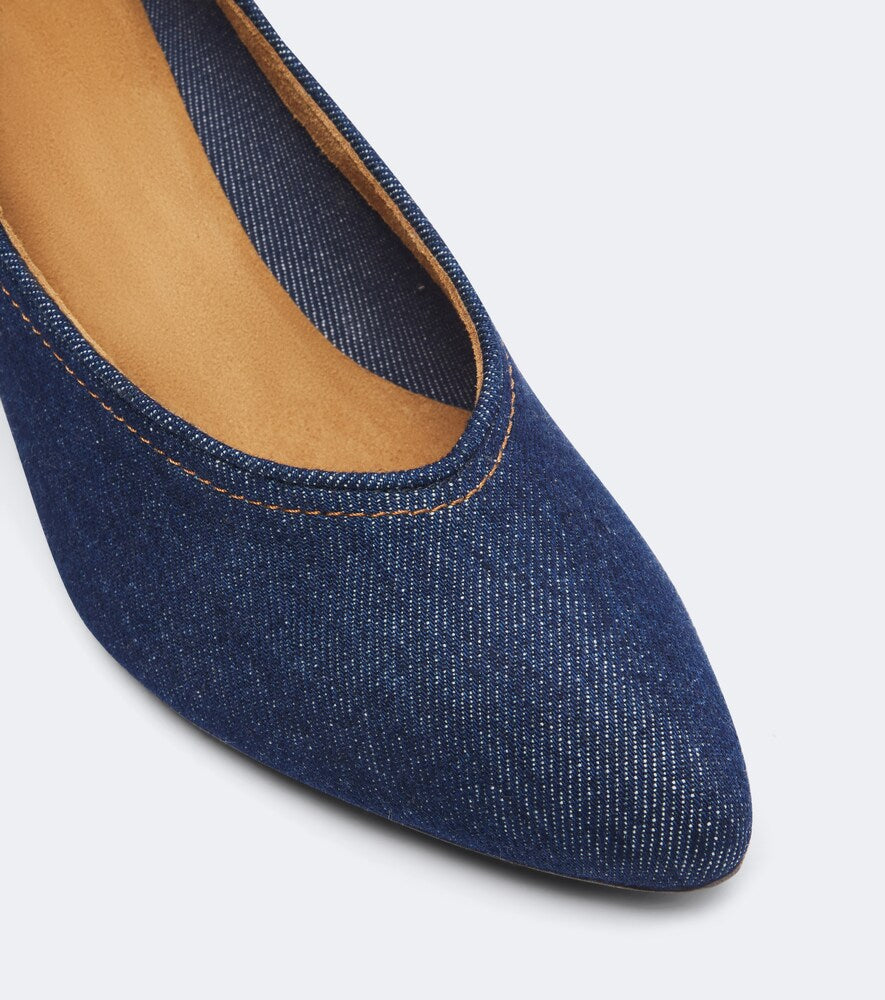 Versace Tina denim pumps