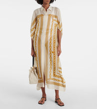 Versace V2025 Chain leather thong sandals