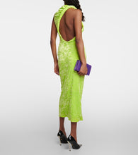Versace Velvet midi dress