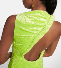 Versace Velvet midi dress