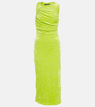 Versace Velvet midi dress. 范思哲丝绒中长连衣裙