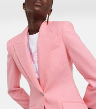 Versace Versace Allover virgin wool blazer