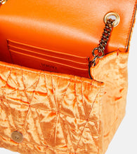 Versace Virtus Small velvet shoulder bag