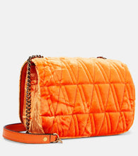 Versace Virtus Small velvet shoulder bag
