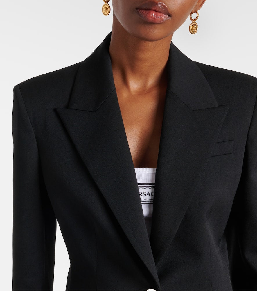 Versace Wool-blend blazer