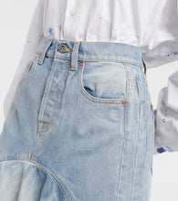 Vetements Denim midi skirt