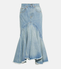 Vetements Denim midi skirt - Vetements 牛仔中长裙