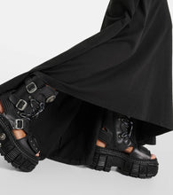 Vetements Leather platform boots