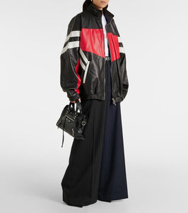 Vetements Leather track jacket