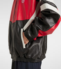 Vetements Leather track jacket