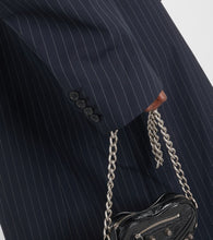 Vetements Oversized pinstriped wool coat
